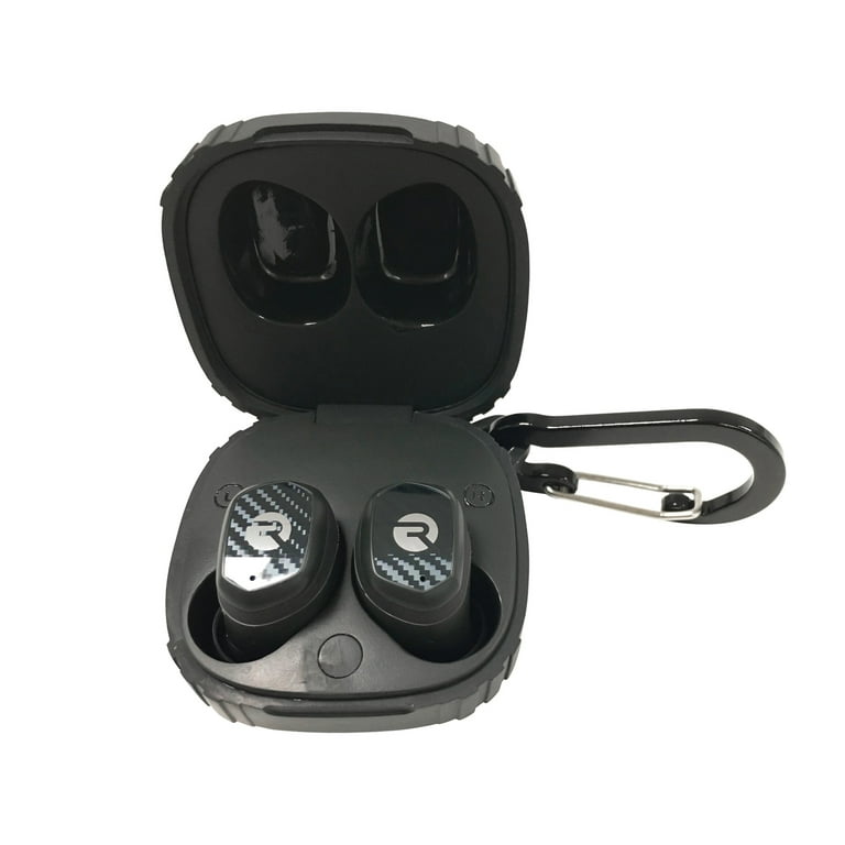 Raycon The Impact Bluetooth Earbuds True Wireless with Microphone and Charging Case Carbon Black RBE775 23E BLA Walmart