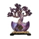 thumbnail image 2 of Estatua de árbol del dinero, figura decorativa, decoración creativa de Feng Shui, adorno de mesa. Púrpura, 2 of 9
