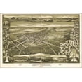 thumbnail image 1 of 24"x36" Gallery Poster, map of Gettysburg, Pennsylvania 1888, 1 of 1