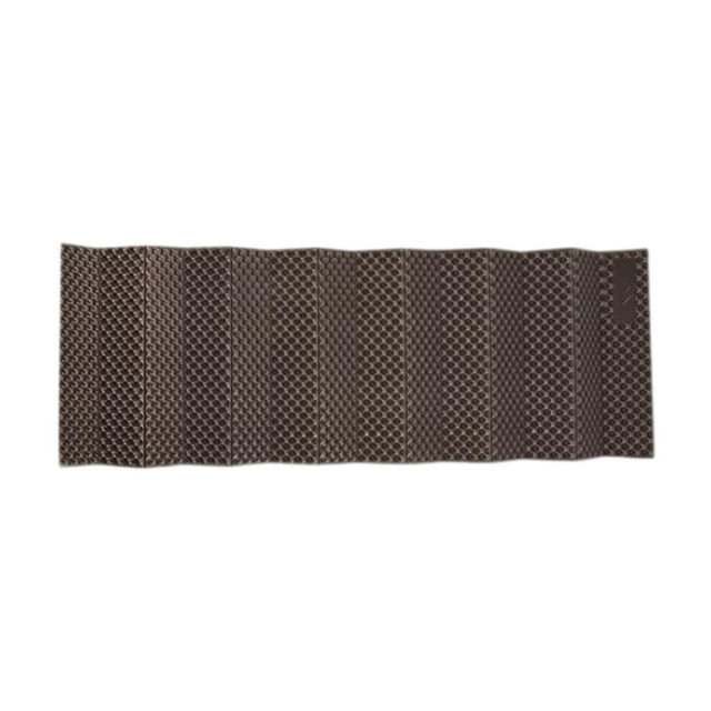 Colchoneta de espuma de aluminio con forma de gofre para acampar, colchoneta para dormir plegable confiable, colchoneta para acampar para trekking, Café