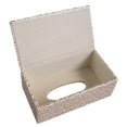 thumbnail image 3 of Rectangular Leather Tissue Box for Home Office Car (Gold), 3 of 4