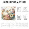 thumbnail image 6 of Ulloord Pillow Covers Spring Throw Pillow Case Rabbit Flower Decorative Pillow Case Spring Cushion Cover for Farmhouse Home Sofa Decoration, 6 of 6