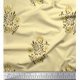 thumbnail image 1 of Soimoi Poly Georgette Fabric Leaves & Floral Block Fabric Prints by Yard 42 Inch Wide, 1 of 3