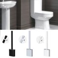 thumbnail image 3 of Juego de escobilla de baño de pelo suave Cepillo de limpieza de inodoro Cepillo de limpieza de espacio de inodoro oso de fresa  Electrónica, 3 of 4
