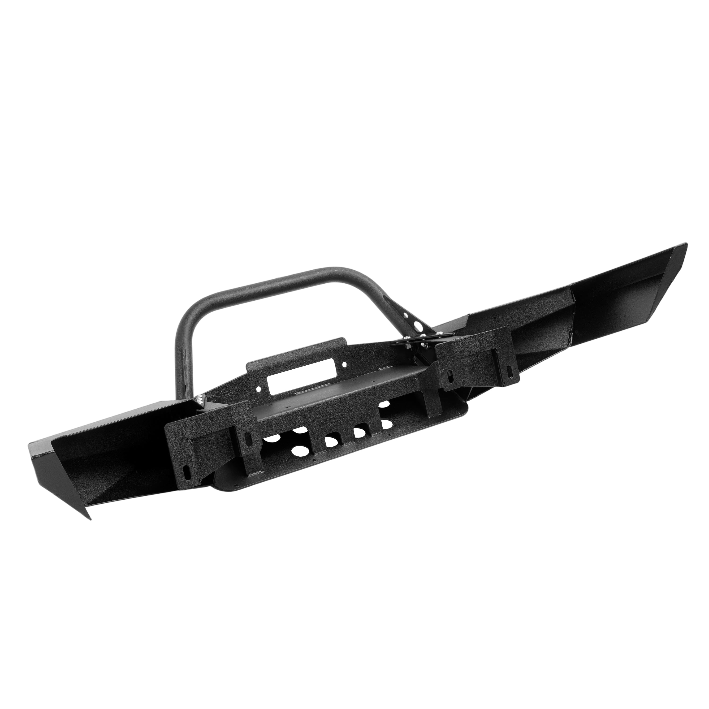 Kojem Front Bumper Assembly Compatible with 1995-2003 Ford Explorer Front Bumper Powder Coated Black Steel