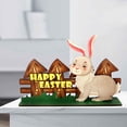 thumbnail image 4 of Figura decorativa de centro de mesa de madera de Pascua para fiesta festiva, guardería 274x205 cm, 4 of 7