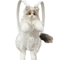 thumbnail image 2 of Creatine Cute Cow And Cat Backpack Realistic Stuffed Animal Cat Backpack With Adjustable Shoulder Strap (puffy Cat Backpack Stuffed Animal ), 2 of 6