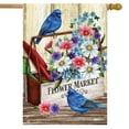 thumbnail image 2 of Briarwood Lane Flower Market Spring House Flag, 2 of 4