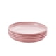 thumbnail image 1 of Eigraketly Paquete de 4 platos de plástico para comida, para cena, Bar de Hotel, vajilla de cocina, vajilla para interiores y exteriores, Kits de desorden para acampar Rosado Eigraketly OD027972-03, 1 of 6