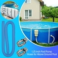 thumbnail image 5 of Taicans 3 Pcs Swimming Pool Replacement Hose with 6 Metal Clamps,Replacement Hose for Above Ground Pools,Filter Pump Hose 1.25" Diameter for Pump Models（330 GPH,530 GPH,1,000 GPH）, 5 of 5
