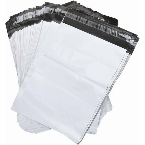 100 10x13 Poly Mailers Envelopes Self Seal Shipping Bags 2 Mil 10" x 13"