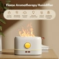 thumbnail image 3 of Simulation Aroma Air Humidifier Desktop 2-in-1 Mist Humidifier & Aromatherapy Diffuser for Essential Oil with 3 Colors Lamp 200ML Capacity USB Powered for Home Office Yoga Low Noise Auto-o, 3 of 7