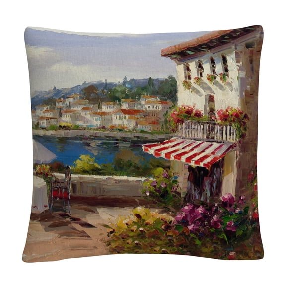 Rio 'Italian Afternoon' 16 X 16 Decorative Throw Pillow