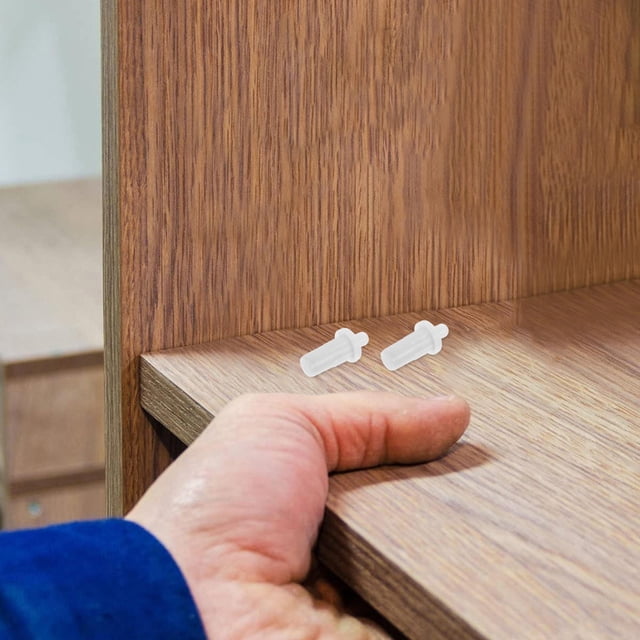 OULII 28 Pcs Épingles à Persiennes à Ressort pour Réparation de Porte d'Armoire pour Propriétaires Blanc