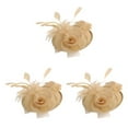 thumbnail image 2 of Maytalsory Chapeau Fascinateur Réversible Vintage pour Femmes Canal Intérieur Beauté Classique Café 3ensemble, 2 of 6