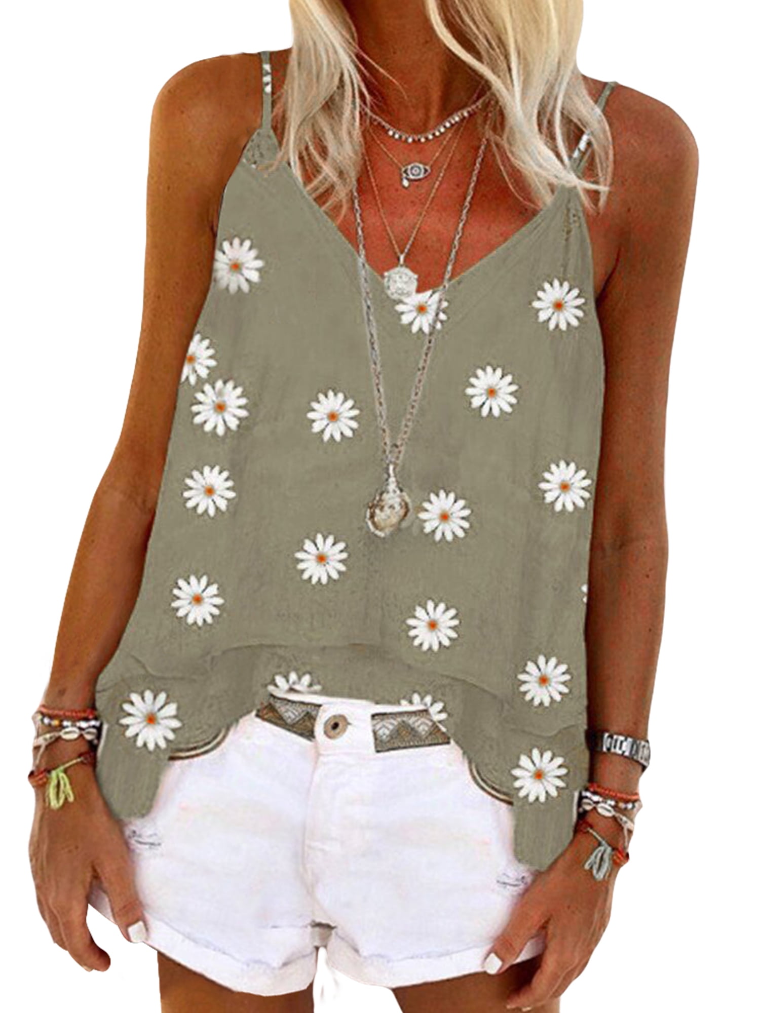 womens casual vest tops