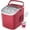 Red, variant on Countertop Ice Maker Machine with Handle, 26lbs Per Day, 9 Ice Cubes Ready in 6 Mins, Auto-Cleaning Portable Ice Maker with Basket and Scoop, for Home/Kitchen/Camping/RV (Red)