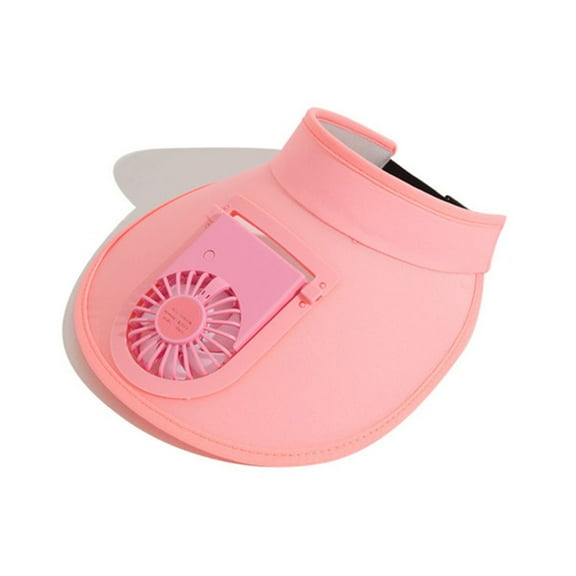 YUUZONE Empty Top Usb Charging Cooling Fan Hat Multicolor Wide Brim Hat Cap Unisex