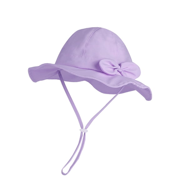 VUHXZWAF Baby Girl Sun Hat Summer Foldable Beach Hats Outdoor Kids Lightweight Bucket Cap Size 2-5 Years