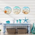 thumbnail image 2 of Tatuo de madera para decoración de pared, 3 unidades, diseño de playa, costa y verano, 2 of 6