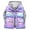 Purple, variant on Toimothcn Toddler Girls Boys Winter Sparkly Sleeveless Thickend Puffer Vest Warm Loose Fit Colorful Fleeced Hooded Vest Zipper Up Comfy Girl Clothing