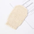 thumbnail image 2 of Mujeres Hombres Baño Scrubber Toalla Cuerpo Lavado Limpieza profunda Guante Guantes Para Retirar Guantes Exfoliantes Baño Beige kenally HA047902-02, 2 of 6