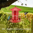 thumbnail image 4 of Outdoor Hanging Metal Double Layer Bird Feeder Bird Water Feeder Anti-Squirrel, 4 of 5
