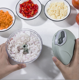 thumbnail image 5 of Procesador de alimentos manual picador de verduras, cortador de cebolla picadora de ajo de cadena portátil para verduras, jengibre, frutas, nueces, hierbas, etc., verde ShuxiuWang 9024715154231, 5 of 5