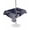 Navy Blue, variant on Outdoor Tablecloth with Umbrella Hole for Patio/Picnic/Party/Camping, Blue Coastal Waterproof Table Cloth Round Cover Washable, Starfish Coral Summer Beach Ocean (Dia 60")
