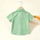 thumbnail image 4 of Odeerbi Camisa de Vestido Para Niños Con Corbata de Manga Corta Con Impresión de Carta Camisas de Uniforme Escolar, 4 of 8