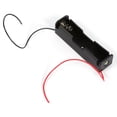 thumbnail image 4 of Battery Holder Case 3.7V Rechargeables Compact Battery With Spring Clip Design 5pcs Plastic Battery Box Case for Battery With Wire Leads Black Small Size Easy to Carry, 4 of 7