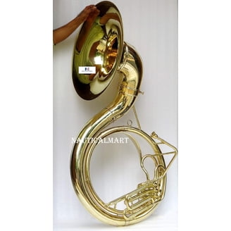 Sousaphone Bb Bleu Avec Sac Et Embouchure – Neuf – 3 Pistons, Cloche 24 Pouces