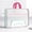 Pink, variant on Hovilon Large Capacity Mesh File Bag with Zipper - Transparent Horizontal Document Organizer for A4 Papers - Portable Handheld Tutoring Tote for Office and Home - Pink