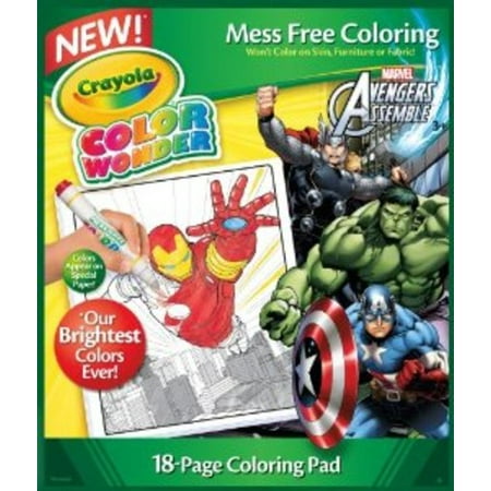 Crayola Marvel Super Hero Squad Color Wonder 18-Page Coloring Pad