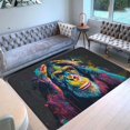 thumbnail image 1 of Monkey Rug & Home Decor-Cool Gorilla Black Area Rugs-Animal Monkey Rug Carpet Durable & Non-Slip Modern Rugs for Living Room Bedroom Man Cave Decorative-P83UR, 1 of 7
