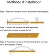 thumbnail image 3 of 10x Tiradores de Puertas de Gabinetes de Cocina Cajón de Armario Muebles de Dormitorio Distancia entre Centros de Tiro 128 mm, Aluminio, C UNOIU, 3 of 5