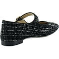 thumbnail image 5 of Sam Edelman Michaela Black Multi Mary Jane Ankle Strap Square Toe Flats (Black Multi, 7.5), 5 of 6