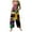 Black, variant on Women's Romper Jumpsuit Casual Summer One Piece Fashion Square Neck Wide Leg Graphic Printed Overall Sleeveless Long Pants Rompers Jumpers with Pockets
