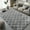 Grid Gray-White, variant on Pentantan 5ft x 8ft Shag Area Rugs for Living Room, Modern Grid Fluffy Bedroom Carpet, Gray & White