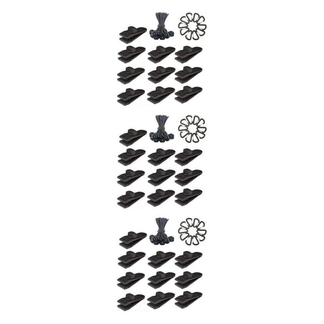 Toystoory Clips de lona para tienda de campaña, abrazaderas para tienda de campaña a prueba de viento, agarre de bloqueo, soporte de Clip para Type1 NO1