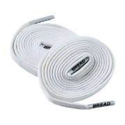 Bread Elastic Shoelaces, No Tie Stretch Shoelaces for Easy Slip-on, Cloud White, 27