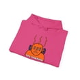 thumbnail image 3 of Toy Machine Orange Funky Alien Vintage Skateboarding Hoodie Print - L / Heliconia, 3 of 4