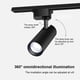 thumbnail image 5 of Foco de luz LED para riel COB, lámpara de pared, riel de luz de techo, CA 220 V, foco de riel para tienda, cocina, interior, 5 of 5