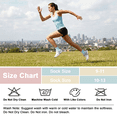 thumbnail image 4 of Loritta 20 Pairs Womens Ankle Socks Bulk Pack, Moisture Wicking Breathable Low Cut Socks Colorful, Size 10-13, 4 of 6