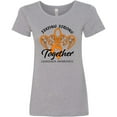 thumbnail image 3 of Inktastic Leukemia Awareness Staying Strong Together and Orange Ribbon Women's T-Shirt, 3 of 5