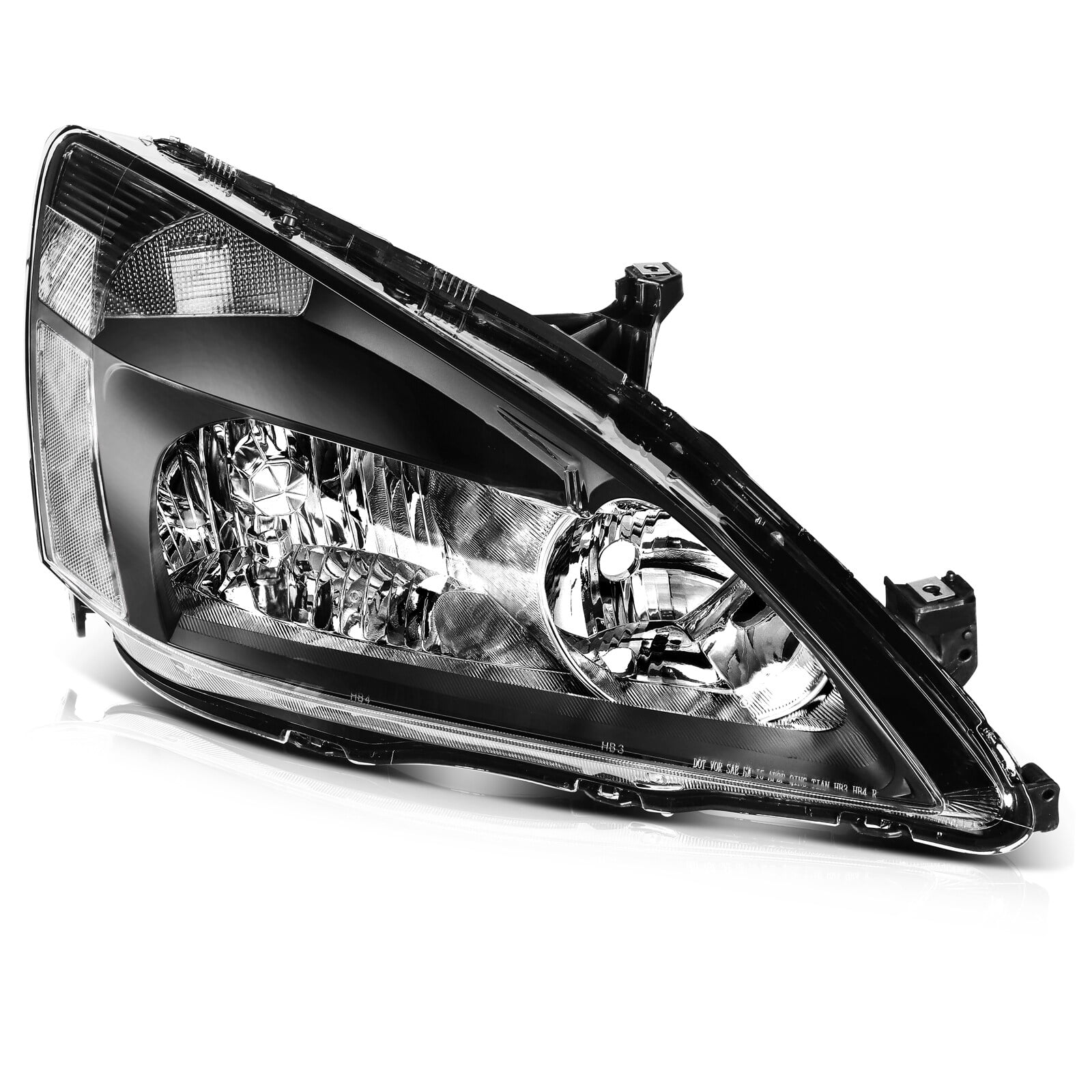 ECCPP Headlight Assembly for Honda For Accord 2003-2007 Driver and Passenger Side Headlamps