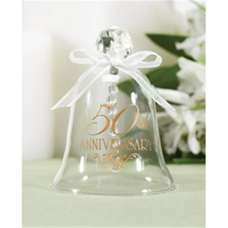 50th Anniversary Glass Bell