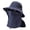 Navy, variant on Fgnfyis Unisex Detachable Sun Bucket Hat UPF50 Wide Brim Outdoor Hiking Fishing Travel Breathable Lightweight All Seasons Khaki One Size