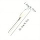 thumbnail image 3 of 1pc, Butter Spatula, Stainless Steel Cheese Spatula, Jar Spatulas, Cream Spatulas, Butter Scraper, Non Stick Jars Spatula, Non-Stick Heat Resistant Mixing Butter Spatulas, Baking Tools, Reusable Heat, 3 of 4