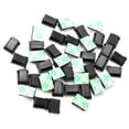 thumbnail image 1 of JUNTEX 30Pcs Car Wire Clip Black Cable Tie Rectangle Holder Mount Clamp Self-adhesive, 1 of 7